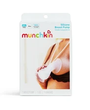 Munchkin Silicone Manual Breast Pump with Lanyard & Lid - 4oz