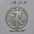 1917-P Walking Liberty half dollar, 90% silver coin