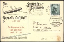 Germany 1936 Hindenburg Zeppelin Test Flight DELAG Cover Sieger Estate 114003