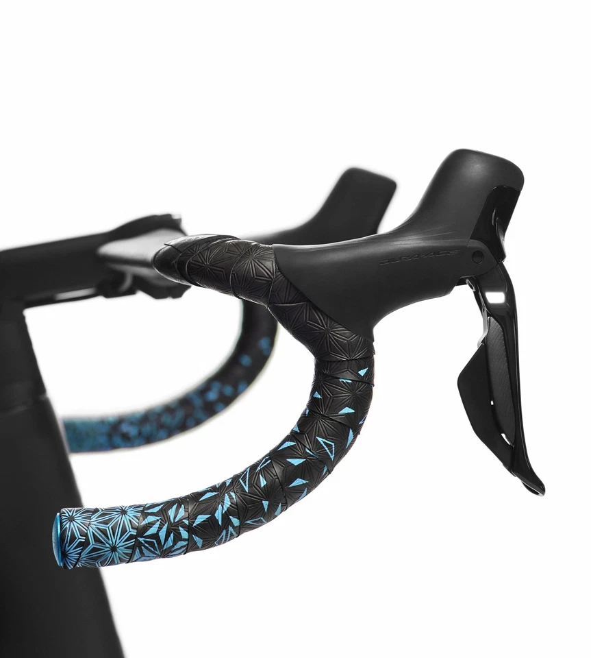 Supacaz Neon Blue Polyurethane Bar Tape Super Sticky Grip And Weather Resistant - Image 2 of 4