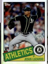 2020 Topps Chrome #85TC-10 Jesus Luzardo 1985 Topps Baseball