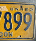 OR Publicly Owned License Plate Oregon Expired Lic Police Fire — photo 3