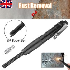 Air Descaler Needle Gun Kit For Air Hammer Removes Paint Rust 12 Needle Scaler
