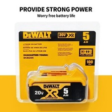 2 Pack DEWALT DCB205-2 20V Max XR 5.0Ah Lithium-Ion Battery pack of 2