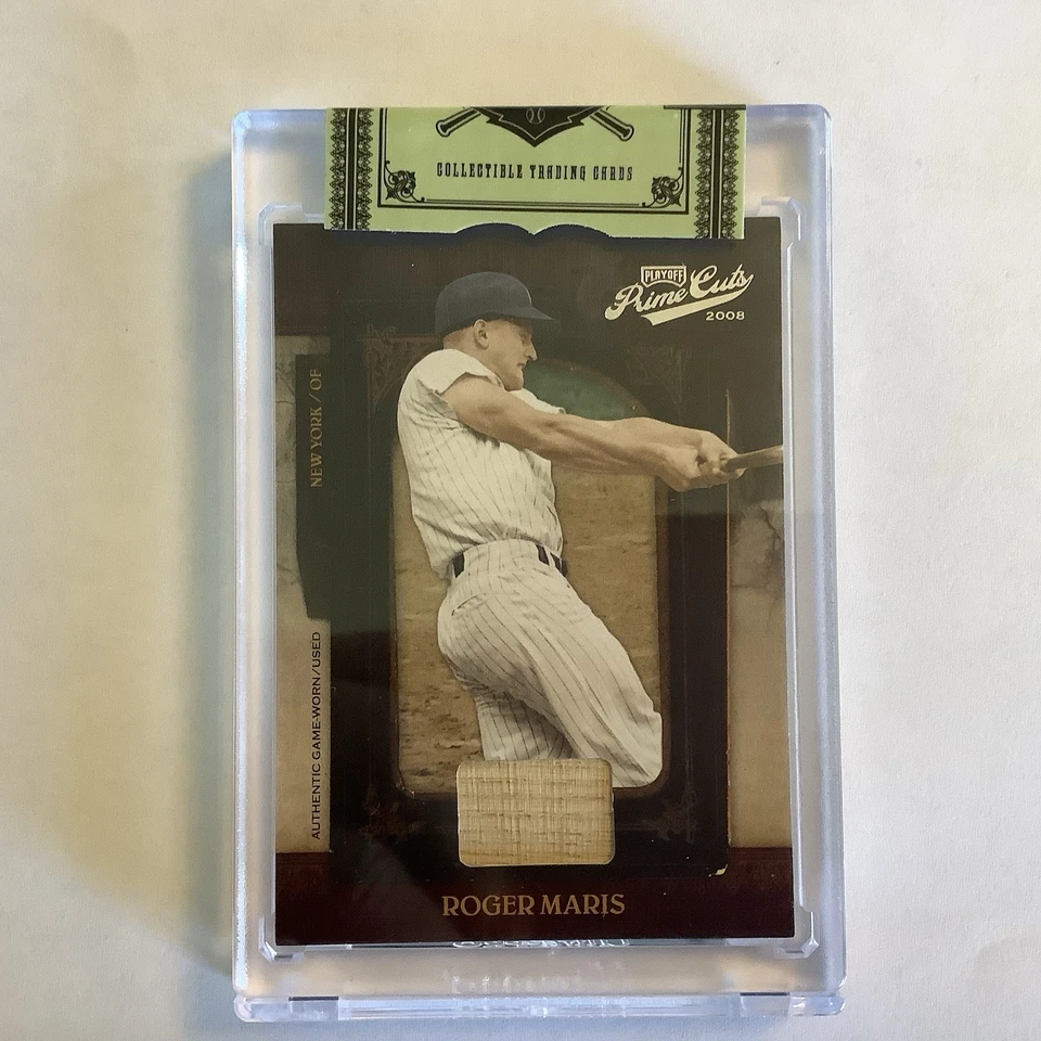 ROGER MARIS 2008 PRIME CUTS 双用球棒遗物 51/99 — 第 4/4 张图片