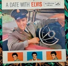 ELVIS PRESLEY A DATE WITH ELVIS LP ORIG 1ST PRESS MONO LPM-2011 RCA RECORDS VG