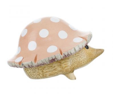DCUK Hedgy Wearing a Peach Toadstool Hat