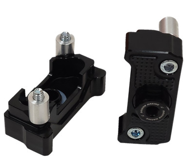 Driven Racing - DRCAX-204BK - Captive Axle Block Sliders - Black - XSR 700  FZ-0