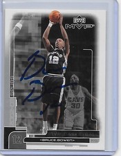 Basketball Card IP auto NBA BRUCE BOWEN San Antonio Spurs 2002-03 Upper Deck MVP