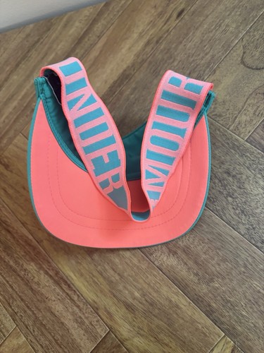 Under Armour Girls Visor Hat Flexible Teal Pink Pretty!! Fits Large/XL Womens - Picture 5 of 8
