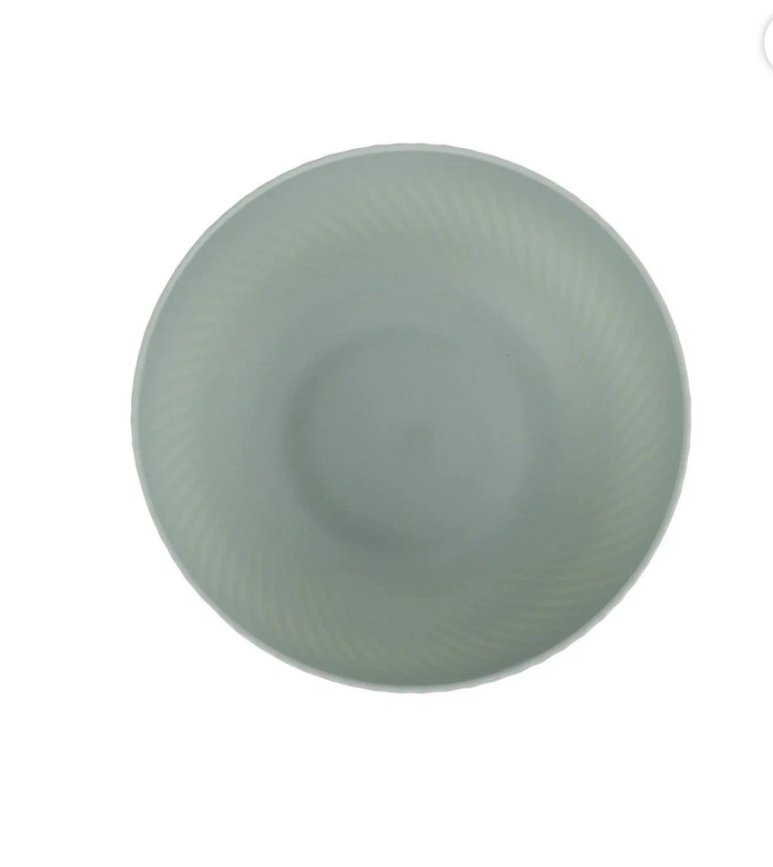 Set of 8 MAINSTAYS Plastic 38oz Cereal Bowls Round Textured BPA Free Teal - Image 3 of 4