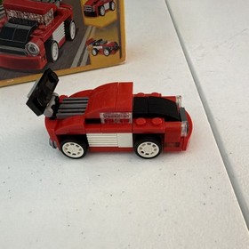 LEGO Creator 31055 Red Racer 3-in-1 3 in 1 72pc Set Ages 6-12 Box Plastic