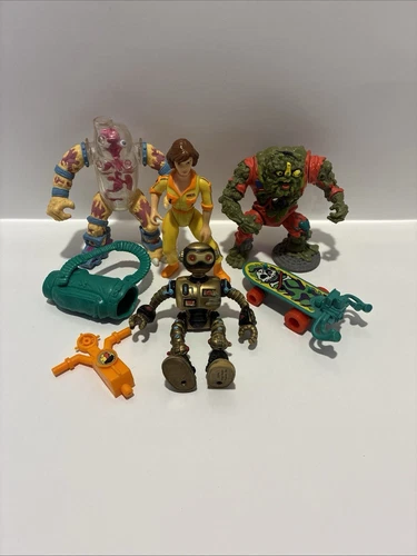 TMNT Teenage Mutant Ninja Turtles Action Figures & Accessories Vintage Lot