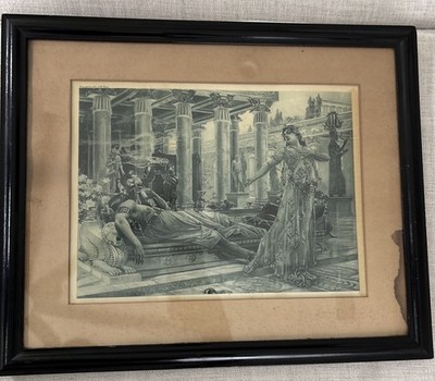 Queen Sheba Opera After Photogravure Original by de Leftwich 18 x15  Framed Read
