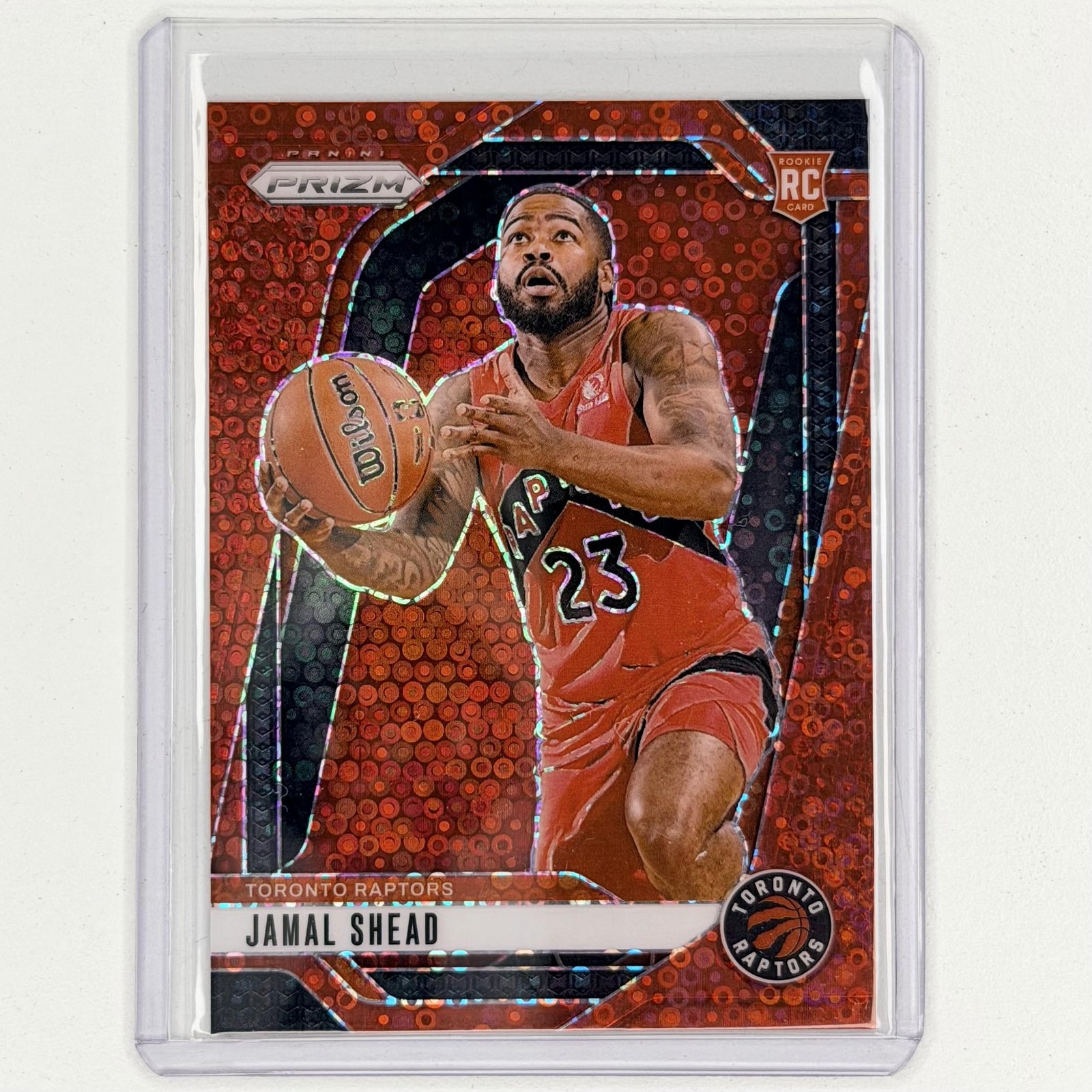 2024-25 Panini Prizm #241 Jamal Shead Prizms Fast Break Red #/100
