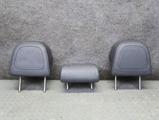 2008 Vw Golf Mk5 R32 2-door Set Of 3 Rear Sport Seat Leather Headrest Oem 2008 Vw Golf Mk5 R32 2-door Set Of 3 Rear Sport Seat Leather Headrest Oem