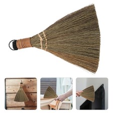  Balai en paille : balai à poussière portatif, outil de nettoyage rustique pour