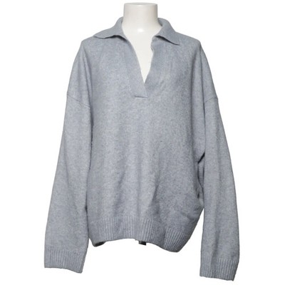 H&M, Strickpullover, Größe: M, Grau, Acryl/Alpakawolle/Polyester, Einfarbig #hAm