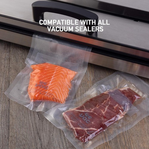 Wevac Vakuumierbeutel 8x50 Rollen 2er Pack 8" x 50' 2er Pack, transparent - Bild 4 von 8