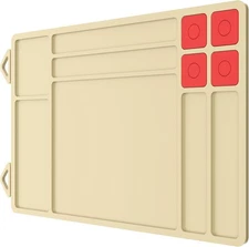 Pistol Gun Cleaning Mat, Thick Pad with Magnetic Sand Color 