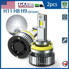 AUXITO H11 LED Headlight Bulbs White Low Beam Conversion Kit 3000LM Super Bright