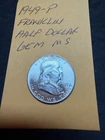 1949-P 50C Franklin Silver Half Dollar Gem Bu