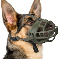 BARKLESS Dog Muzzle, Basket Muzzle for Small Medium Large Dogs, Soft Cage Mou...