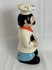 1980 VTG Ceramic Nelda Chef Utensil Holder  Hand-painted & Signed 10.5”H Kitch — photo 7
