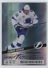 2024-25 Upper Deck Credentials Debut Ticket Access 556/999 Conor Geekie #114 1dh