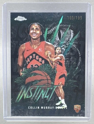 2025 Topps Chrome Collin Murray-Boyles Refractors Aqua (RAW)