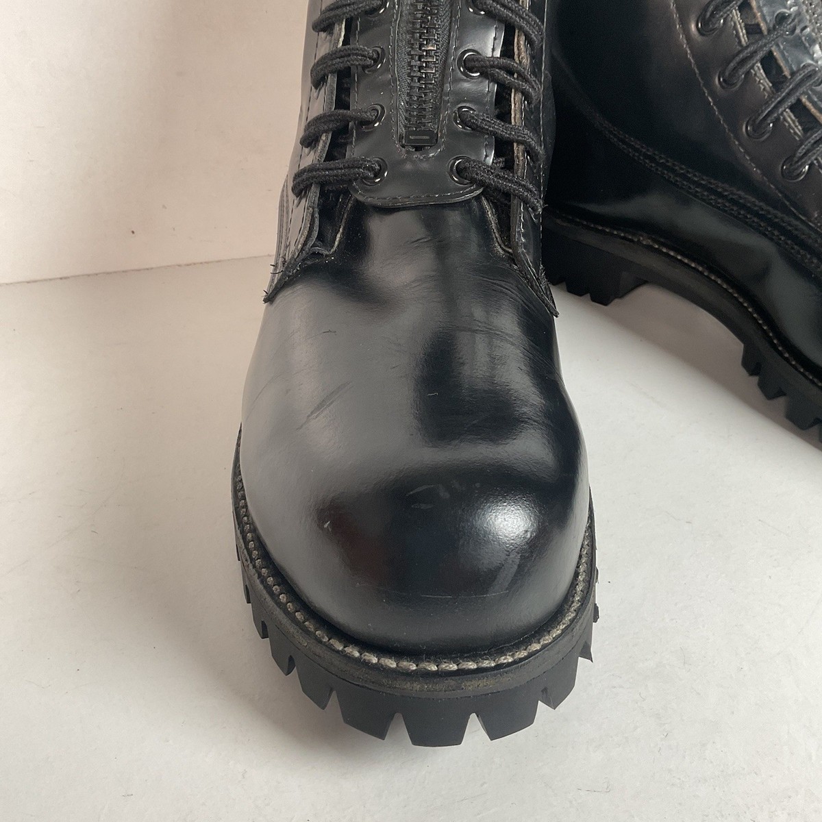 Vintage Chippewa Ruttman Paratrooper Boots | Steel Toe | USA Made | Men’s 12 D Vintage Chippewa Ruttman Paratrooper Boots | USA Made  main image 3