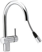 DAMIXA Spültischarmatur MERKUR chrom mit herausziehbarer Geschirrbrause 1812000