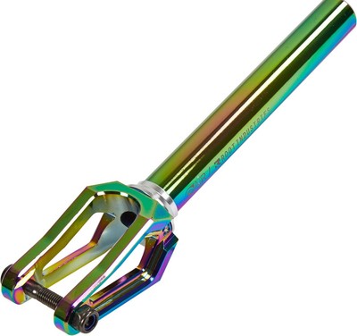 Root Industries Air Stunt-Scooter SCS / HIC Gabel Fork Rainbow Neochrome