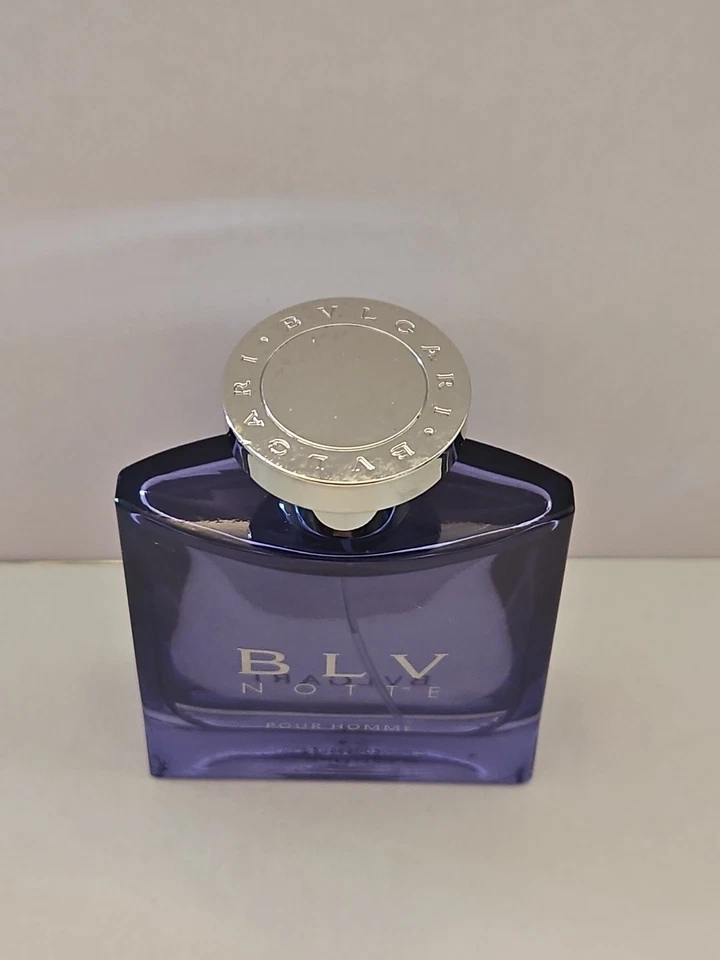 Bvlgari BLV Notte Pour Homme Eau De Toilette 1.7 FL Oz 50 ml Raro Original De Colección Foto 4 de 4