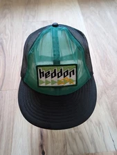 Rare Vintage Heddon Fishing Mesh Snap Back Hat Semco Made USA Japanese Market 
