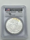 2013 Silver American Eagle $1 PCGS MS69 First Strike, John Mercanti Signed, 1024