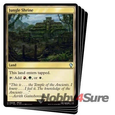 Jungle Shrine X4 M/NM Magic: The Gathering MTG Final Fantasy Commander