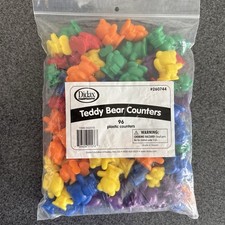 Didax Teddy Bear Counters 96 Pc 3 Sizes Sorting Math Manipulatives Set