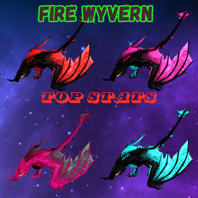 Ark Survival Ascended PVE Fire Wyvern TOP STATS