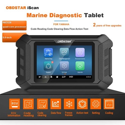 OBDSTAR iScan For YAMAHA Marine Diagnostic Tool Clearing Code Reader ,USED