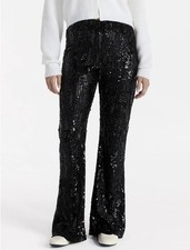 Black Sequin Pants Size S