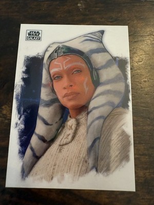 2025 Star Wars Galaxy Chrome #38 Ahsoka The Wanderer Base Refractor