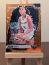 2024 Panini Prizm WNBA #31 Jaelyn Brown RC Orange Lazer-Dallas Wings