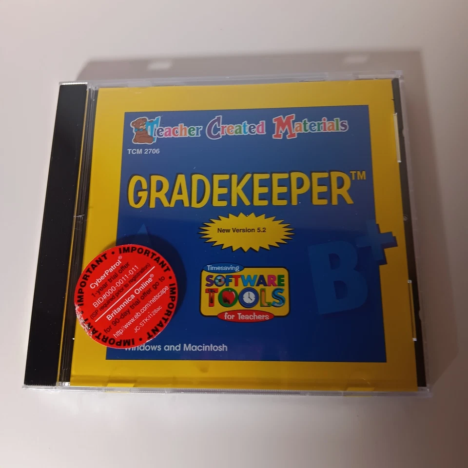 Software Tools, Gradekeeper, Teacher Created Materials Sealed CD-ROM - Image 3 of 4