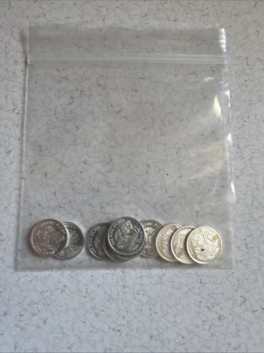 10 - 1 Gram Silver Buffalo Rounds