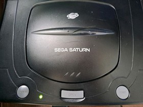 Sega Saturn Mk2 Console Controller Leads And Doom Game