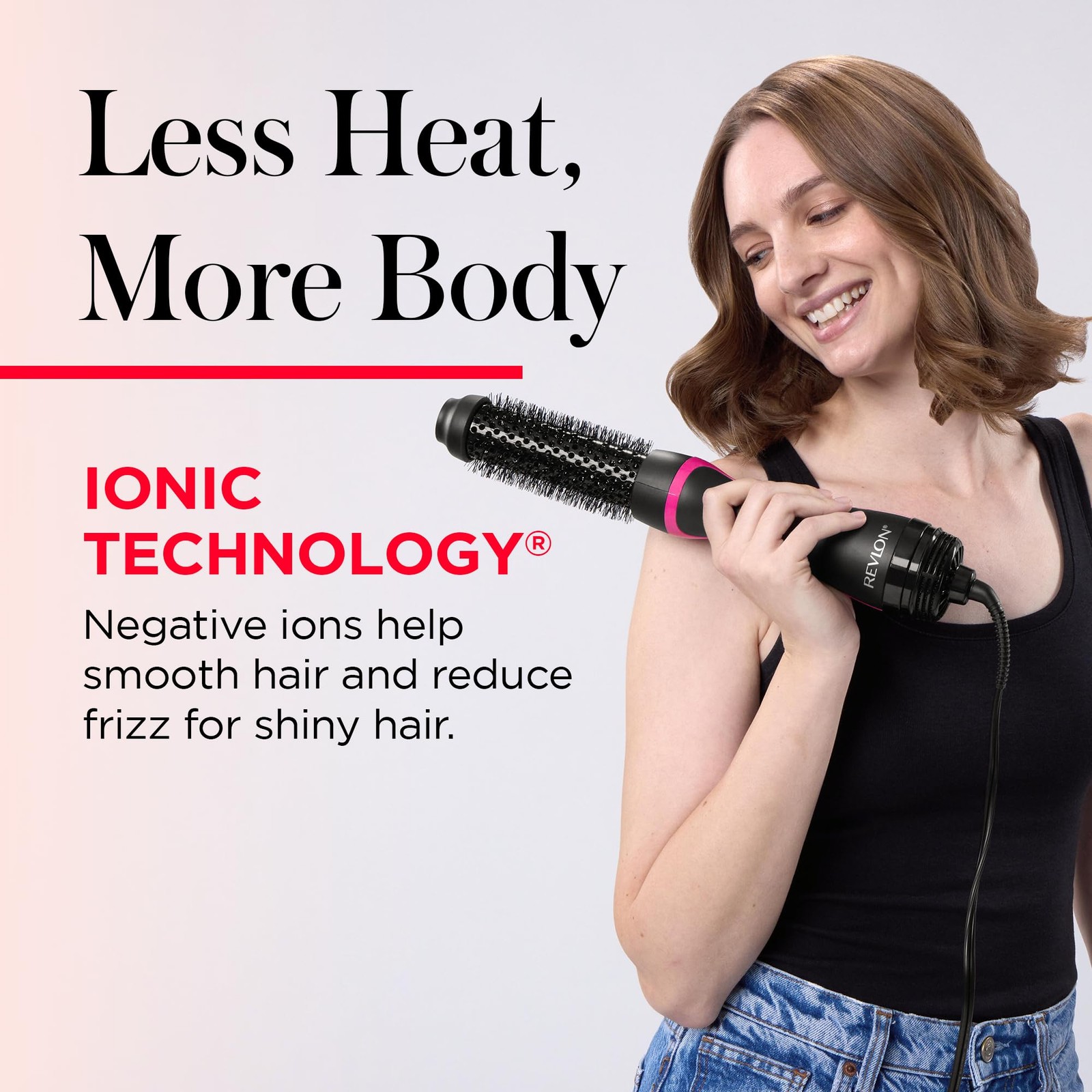 REVLON One Step Hair Dryer and Styler Root Booster Round Brush for Styling Dryer