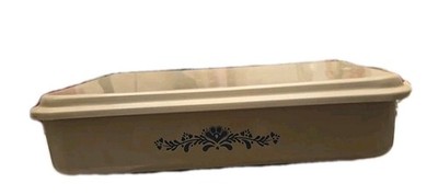  Foley 9  X 13  Aluminum Cake Carrier Pan W/ Lid Painted Country Chic Vintage