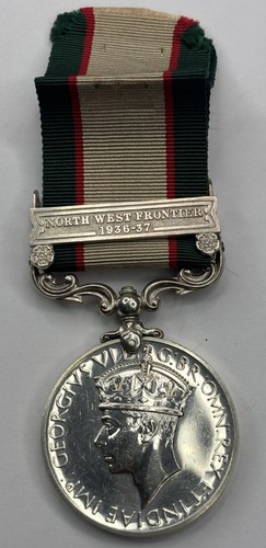 India North West Frontier 1936-1937 Medal 794624 Gnr J. Quigley R.A.