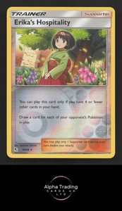 Erika's Hospitality 56/68 Hidden Fates Reverse Holo Rare